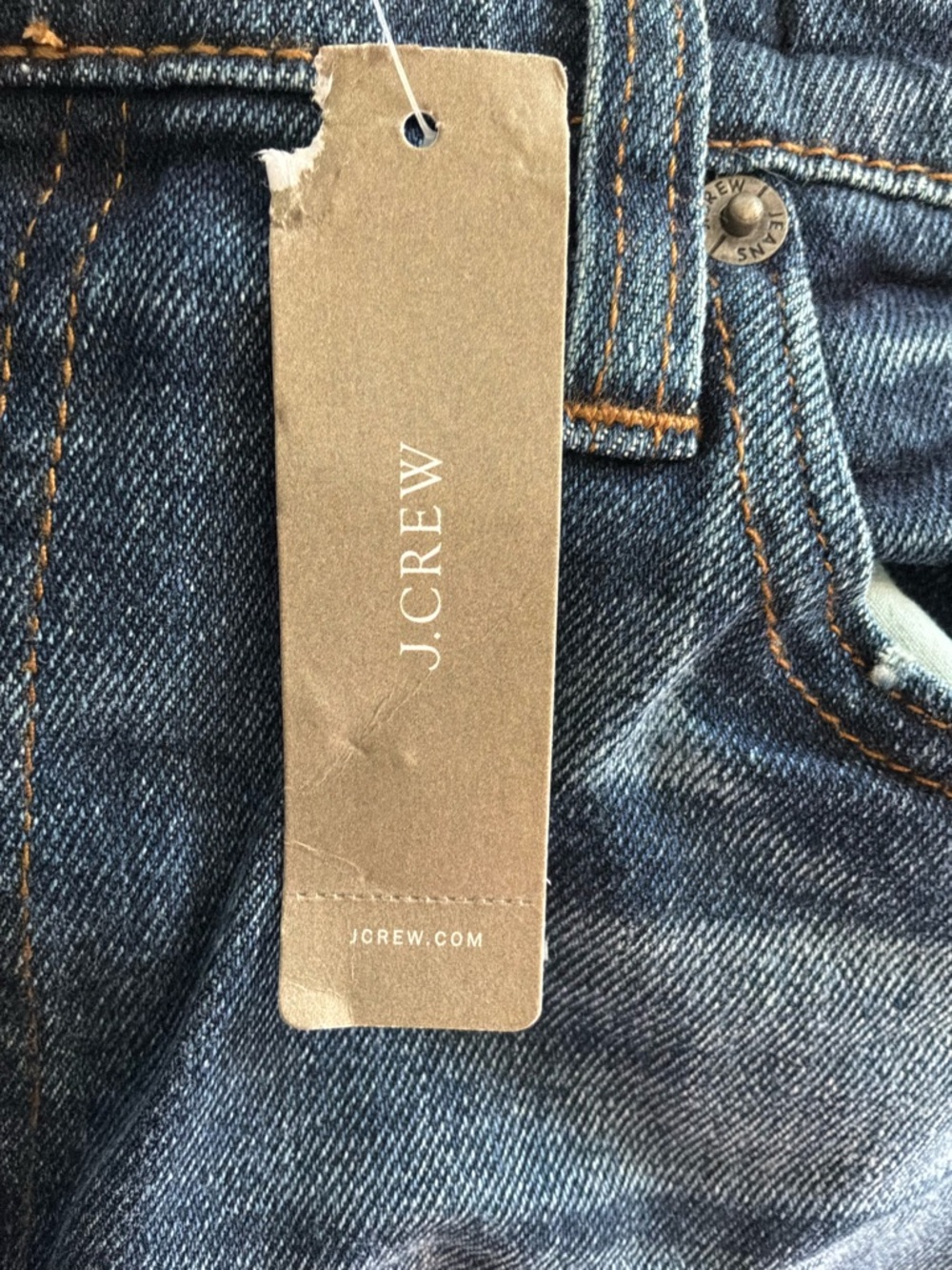 J Crew 770 Straight Leg mid wash Jeans Mens Size 38 x 32 - Picture 13 of 15
